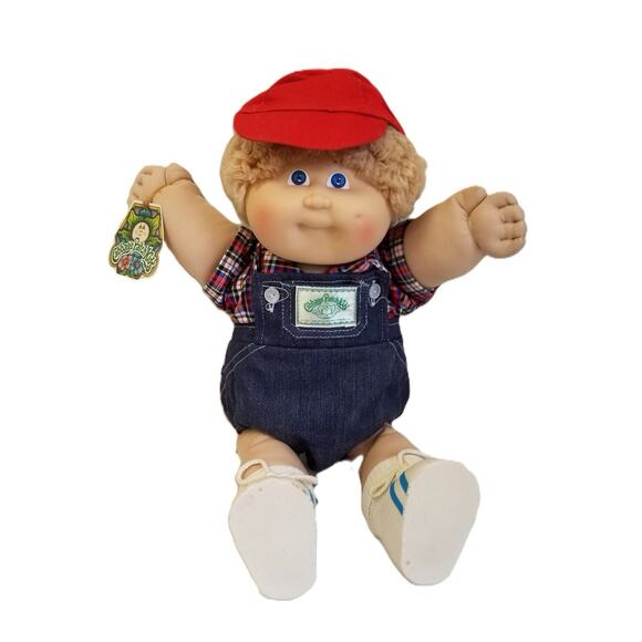 RARE! Vintage Cabbage Patch Kids Doll 1985 "Elmer Carter” w/ Birth Certificate - Picture 3 of 15